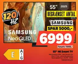 Power SAMSUNG 55" 4K Smart TV tilbud