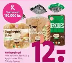 Coop 365 Kohberg brød tilbud