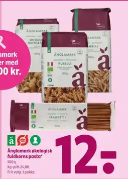 Coop 365 Änglamark økologisk fuldkorns pasta* tilbud
