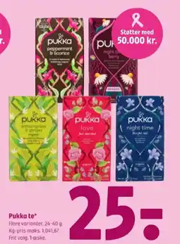 Coop 365 Pukka te* tilbud