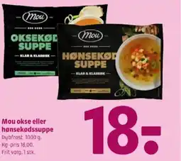 Coop 365 Mou okse eller hønsekødssuppe tilbud