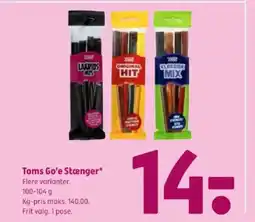 Coop 365 Toms Go'e Stænger* tilbud