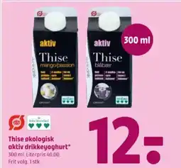 Coop 365 Thise økologisk aktiv drikkeyoghurt tilbud