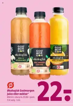 Coop 365 Økologisk Godmorgen juice eller nektar tilbud
