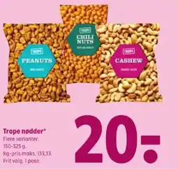 Coop 365 Trope nødder* tilbud