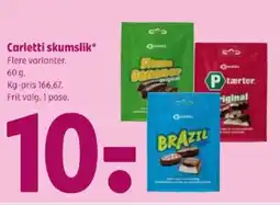 Coop 365 Carletti skumslik* tilbud