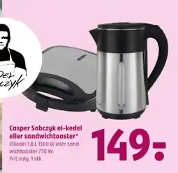 Coop 365 Casper Sobczyk el-kedel eller sandwich toaster* tilbud
