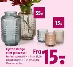 Coop 365 Fyrfadsstage eller glasvase* tilbud