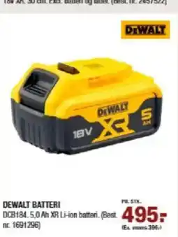Stark DEWALT BATTERI tilbud