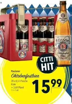 Citti Paulaner Oktoberfestbier tilbud