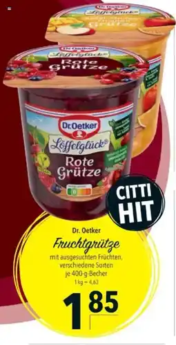 Citti Dr. Oetker Fruchtgrütze tilbud