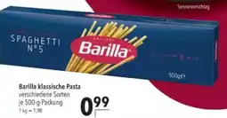Citti Barilla klassische Pasta tilbud