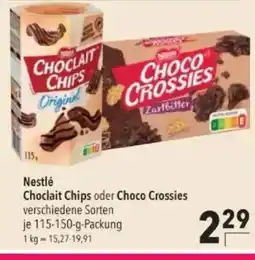 Citti Nestlé Choclait Chips oder Choco Crossies tilbud