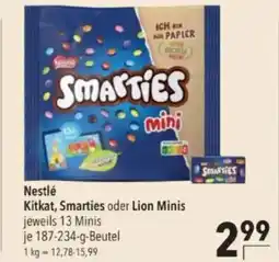 Citti Nestlé Kitkat, Smarties oder Lion Minis tilbud