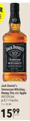 Citti Jack Daniel's Tennessee Whiskey, Honey, Fire oder Apple tilbud