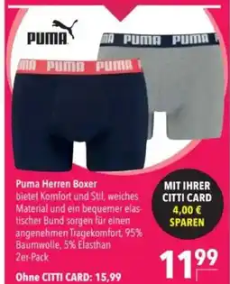 Citti PUMA Herren Boxer tilbud