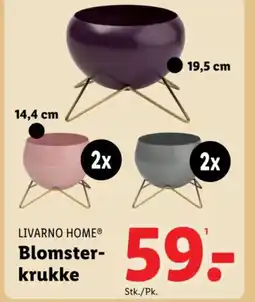 Lidl LIVARNO HOME® Blomster- krukke tilbud
