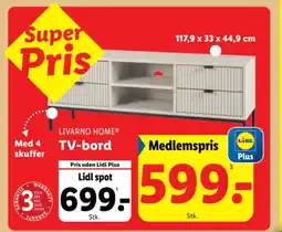 Lidl LIVARNO HOME® TV-bord tilbud