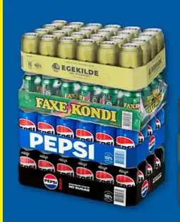 Lidl PEPSI/FAXE KONDI/EGEKILDE Sodavand tilbud
