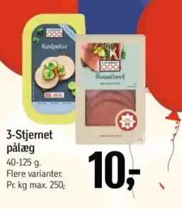 Føtex 3-Stjernet pålæg tilbud