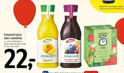 Føtex Innocent juice eller smoothie tilbud