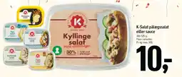 Føtex K-Salat pålægssalat elller sauce tilbud