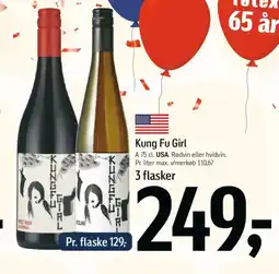 Føtex Kung Fu Girl tilbud