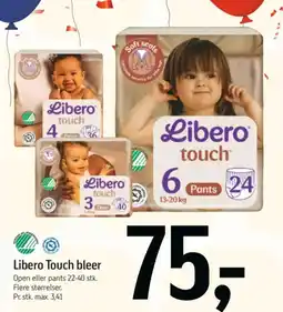 Føtex Libero Touch bleer tilbud