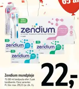Føtex Zendium mundpleje tilbud