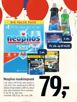 Føtex Neophos maskinopvask tilbud