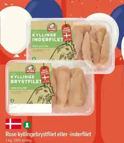 Føtex Rose kyllingebrystfilet eller -inderfilet tilbud