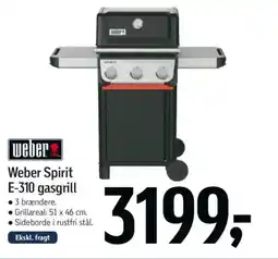 Føtex Weber weber spirit e-310 gasgrill tilbud