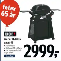Føtex Weber weber q2800n gasgrill tilbud