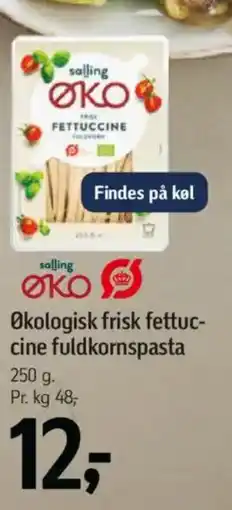 Føtex Økologisk frisk fettuc- cine fuldkornspasta tilbud