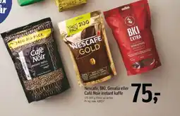 Føtex Nescafé, BKI, Gevalia eller Café Noir instant kaffe tilbud