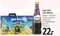 Føtex Capri-Sun eller Ribena tilbud