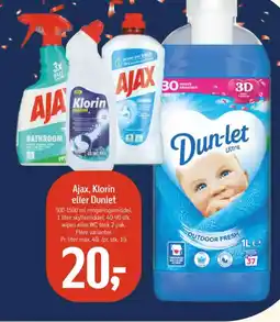 Føtex Ajax, Klorin eller Dunlet tilbud