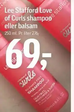 Føtex Lee Stafford Love of Curls shampoo eller balsam tilbud