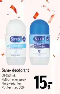 Føtex Sanex deodorant tilbud