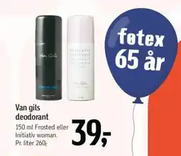 Føtex Van gils deodorant tilbud