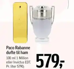 Føtex Paco Rabanne dufte til ham tilbud