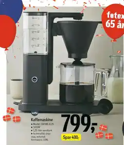 Føtex Wilfa Kaffemaskine tilbud