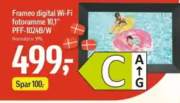 Føtex Frameo digital Wi-Fi fotoramme 10,1" PFF-1024B/W tilbud