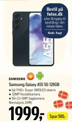 Føtex SAMSUNG Samsung Galaxy A55 5G 128GB tilbud