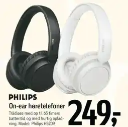 Føtex PHILIPS On-ear høretelefoner tilbud
