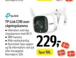Føtex TP-Link C310 over- vågningskamera tilbud
