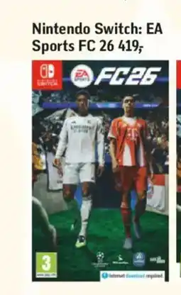 Føtex Nintendo Switch: EA Sports FC 26 tilbud