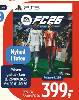 Føtex PS5: EA Sports FC 26 tilbud