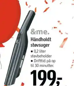 Føtex &me. Håndholdt støvsuger tilbud