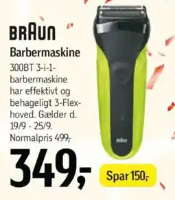 Føtex BRAUN Barbermaskine tilbud